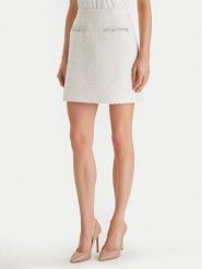 Guess Spódnica mini W6RD56 WJ632 Écru Regular Fit. Spódnice damskie Guess, xl, z aplikacjami, z syntetyku, mini. Za 439.99 zł.