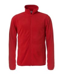 Clique Basic Kurtka Micro Fleece - 100% poliester antypillingu. Czerwone kurtki męskie CLIQUE, m, bez wzorów, z poliesteru, bez kaptura. Za 163.08 zł.