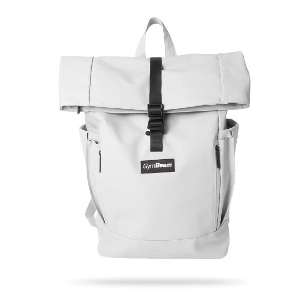 Plecak miejski rolltop 30 l biały Rolltop. Białe plecaki męskie GYMBEAM, bez wzorów, z materiału, biznesowe. Za 147.90 zł.
