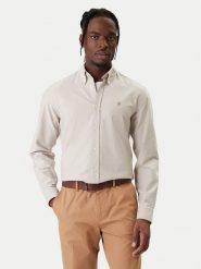 BOSS Koszula H-Liam 50555966 Beżowy Regular Fit. Brązowe koszule męskie Boss, m, bez wzorów, z bawełny, bez kołnierzyka, bez ramiączek. Za 549.99 zł.