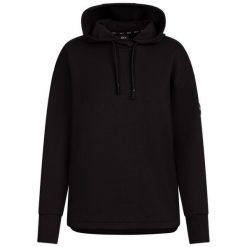 Bluza damska z kapturem DLX Hilde. Czarne bluzy damskie DLX, l, bez wzorów, z elastanu, bez ramiączek, z kapturem. Za 347.55 zł.