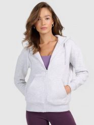 Bluza dresowa rozpinana z kapturem damska 4F 4FRMM00TSWSF2772. Szare bluzy damskie 4F, s, bez wzorów, z bawełny, klasyczne, bez ramiączek, z kapturem. Za 159.99 zł.
