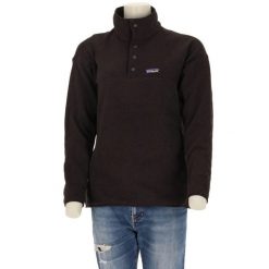 Damski czarny sweter z polaru. Czarne swetry nierozpinane damskie Patagonia, l, bez wzorów, z jeansu, eleganckie, bez kołnierzyka, bez ramiączek. Za 170.36 zł.