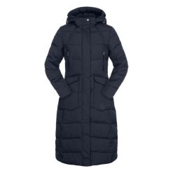 Damski płaszcz jeździecki ELT Saphira Advanced thermique. Niebieskie płaszcze damskie ELT, l, z aplikacjami, z materiału, eleganckie, bez kołnierzyka, bez kaptura. Za 739.00 zł.