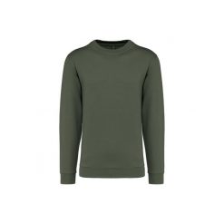 Bluza z okrągłym dekoltem Kariban. Zielone bluzy damskie KARIBAN, xl, bez wzorów, z bawełny, bez ramiączek, bez kaptura. Za 128.50 zł.