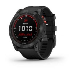 Zegarek Garmin Fenix 7X Solar. Czarne zegarki damskie Garmin, ze stali. W wyprzedaży za 2,786.40 zł.