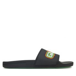 Klapki Quiksilver. Czarne buty sportowe męskie Quiksilver, bez wzorów, bez zapięcia. Za 99.99 zł.