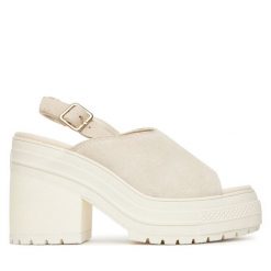 Sandały Converse. Sandały damskie Converse, bez wzorów, bez obcasa, na słupku, bez zapięcia. Za 319.99 zł.