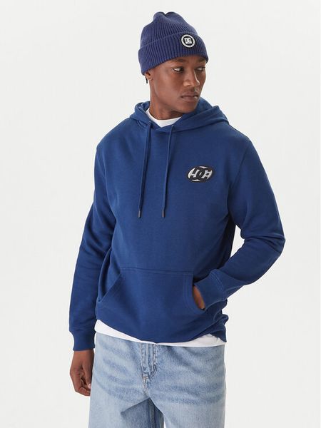 DC Shoes Bluza EDYSF03256 Niebieski Regular Fit. Niebieskie bluzy męskie DC Shoes, m, bez wzorów, z bawełny, bez ramiączek, bez kaptura. Za 179.99 zł.