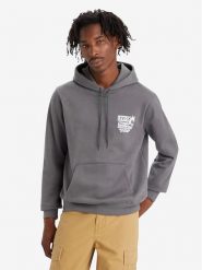 Levi's® Bluza Graphic 38424-0083 Szary Standard Fit. Szare bluzy męskie l, bez wzorów, z bawełny, bez ramiączek, bez kaptura. Za 199.99 zł.