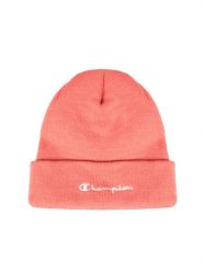 Champion Czapka "Beanie" | 804650 | Mężczyzna | Różowy. Czerwone czapki męskie Champion, bez wzorów, z dzianiny. W wyprzedaży za 49.00 zł.