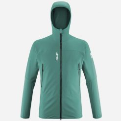 Kurtka softshell męska Millet Fusion XCS Hoodie M active fit. Zielone kurtki sportowe męskie Millet, m, bez wzorów, z softshellu, bez kaptura, wspinaczkowe. Za 539.99 zł.
