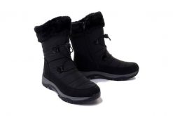 RIEKER TEX M9683-00 black, śniegowce damskie. Czarne śniegowce damskie Rieker, bez zapięcia. Za 419.90 zł.