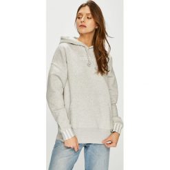 Adidas Originals - Bluza. Szare bluzy damskie adidas Originals, s, z aplikacjami, z bawełny, bez ramiączek, z kapturem. W wyprzedaży za 259.90 zł.