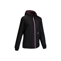Kurtka narciarska SKI-P JKT 100 damska. Czarne kurtki sportowe damskie WED'ZE, xl, bez wzorów, z materiału, bez ramiączek, bez kaptura, narciarskie. W wyprzedaży za 84.99 zł.