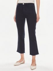 Marella Spodnie materiałowe Olpe 2331310334 Granatowy Cropp Flare Fit. Niebieskie spodnie materiałowe damskie Marella, bez wzorów, z bawełny. Za 669.99 zł.