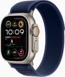 Smartwatch Apple Watch Ultra 2 GPS + Cellular 49mm Titanium Case Trail Loop M/L Niebieski (MX4L3EL/A). Niebieskie zegarki smartwatch Apple, bez wzorów. Za 4,147.09 zł.