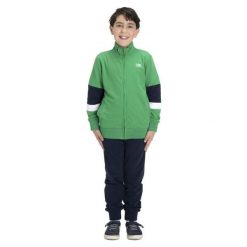 Bluza z bawełna z pełny zamek błyskawiczny na co dzień. Zielone bluzy damskie LEONE 1947 APPAREL, bez wzorów, z bawełny, sportowe, bez ramiączek, bez kaptura. Za 162.09 zł.