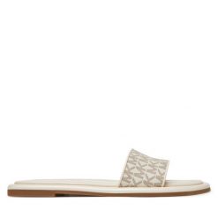 Klapki MICHAEL Michael Kors. Klapki damskie MICHAEL Michael Kors, bez wzorów, bez obcasa, bez zapięcia. Za 369.99 zł.