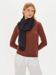 Guess Chusta AW5223 VIS03 Czarny. Czarne rękawiczki damskie Guess, z aplikacjami, z materiału. Za 299.99 zł.