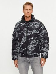 Versace Jeans Couture Kurtka puchowa 75GAUD04 Czarny Regular Fit. Czarne kurtki męskie Versace Jeans Couture, m, bez wzorów, z jeansu, bez kaptura. Za 4,839.00 zł.