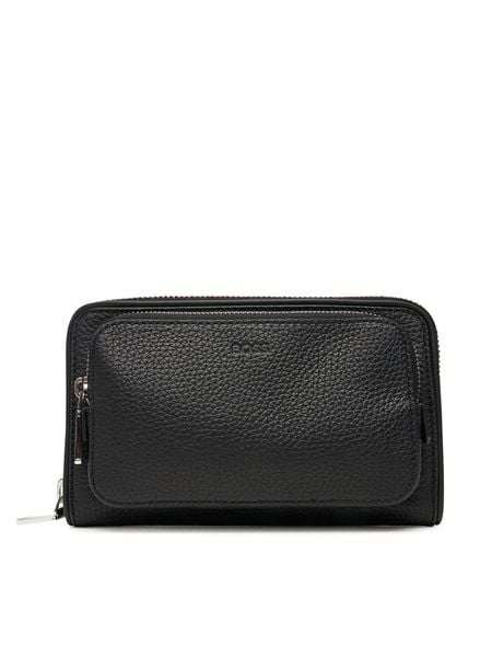 BOSS Saszetka nerka New Crosstown_C.Over 50529286 Czarny. Czarne saszetki i nerki męskie Boss, bez wzorów, ze skóry. Za 859.99 zł.