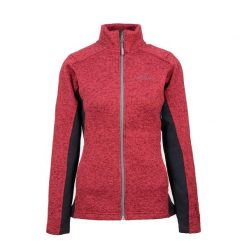 Bluza damska Bergson HAMRA1. Czerwone bluzy damskie Bergson, m, bez wzorów, z dzianiny, bez ramiączek, bez kaptura. W wyprzedaży za 227.00 zł.
