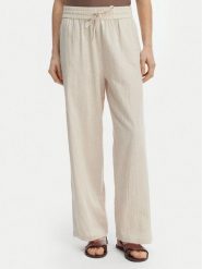 ONLY Spodnie materiałowe Tizana 15319090 Beżowy Regular Fit. Brązowe spodnie materiałowe damskie ONLY, bez wzorów, z bawełny. Za 149.99 zł.