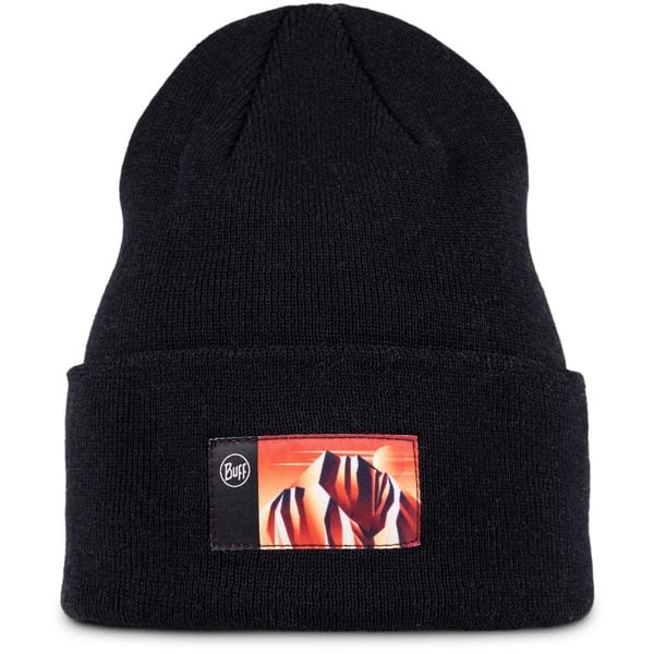Czapka BUFF KNITTED BEANIE LILON GEM. Czarne czapki damskie Buff, bez wzorów, sportowe. Za 129.90 zł.