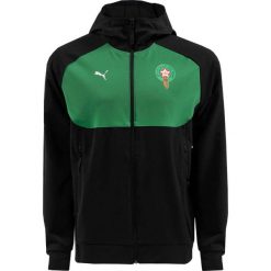 Kurtka z dresu Puma. Czarne kurtki męskie Puma, s, bez wzorów, z dresówki, eleganckie, bez kaptura. Za 336.00 zł.