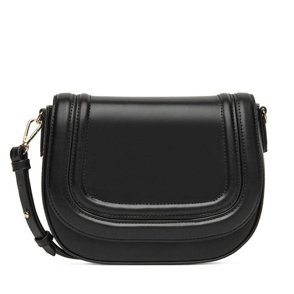 Torebka DeeZee. Czarne listonoszki damskie DeeZee, bez wzorów, bez dodatków. Za 129.99 zł.