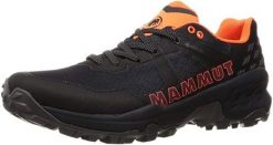 Buty trekkingowe męskie Mammut Sertig II Low GTX. Czarne trekkingi męskie Mammut, z gore-texu, bez zapięcia. Za 573.60 zł.