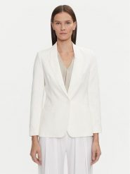 Tatuum Marynarka Remelika T2417.021B Écru Slim Fit. Białe marynarki i żakiety damskie Tatuum, bez wzorów, z syntetyku, bez kołnierzyka, bez ramiączek. Za 309.99 zł.