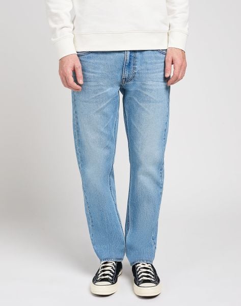 MESKIE SPODNIE LEE DAREN ZIP FLY SOLID BLUES 112350160. Jeansy męskie Lee, z jeansu. Za 219.99 zł.