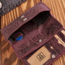 Paolo Peruzzi Portfel damski skórzany vintage duży w kwiaty T-107-HCH. Portfele damskie Paolo Peruzzi. Za 124.59 zł.