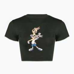 Koszulka damska Ellesse Tweetest Crop. Zielone bluzki damskie Ellesse, m, bez wzorów, bez ramiączek. Za 76.99 zł.