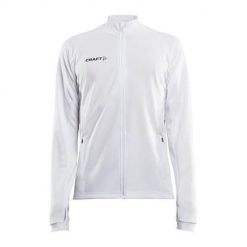 Bluza treningowa męska Craft Evolve Full Zip. Białe bluzy męskie Craft, m, bez wzorów, sportowe, bez ramiączek, bez kaptura. Za 212.55 zł.