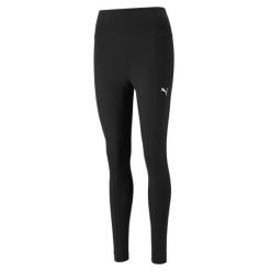 Puma Legginsy Her High-Waist 67423001. Czarne legginsy damskie Puma, bez wzorów. W wyprzedaży za 125.35 zł.