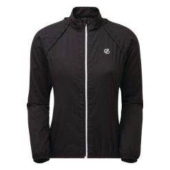 Kurtka Damska Rebound. Czarne kurtki sportowe damskie Dare 2B, s, bez wzorów, bez ramiączek, bez kaptura, trekkingowe. Za 122.99 zł.
