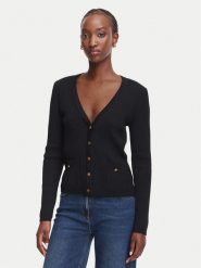 Luisa Spagnoli Kardigan Madira 100544 Czarny Regular Fit. Czarne kardigany damskie Luisa Spagnoli, s, bez wzorów, z wełny, bez kołnierzyka. Za 1,449.00 zł.