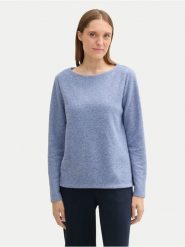 Tom Tailor Sweter 1043168 Niebieski Regular Fit. Niebieskie swetry nierozpinane damskie Tom Tailor, m, bez wzorów, z syntetyku, bez kołnierzyka, bez ramiączek. Za 179.99 zł.