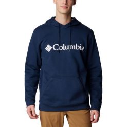 Bluza Sportowa Z Kapturem Męska Columbia Csc Basic Logo. Niebieskie bluzy sportowe męskie Columbia, m, bez wzorów, z kapturem. Za 255.99 zł.