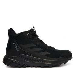 Trekkingi adidas. Czarne obuwie trekkingowe damskie Adidas, bez zapięcia. Za 399.99 zł.