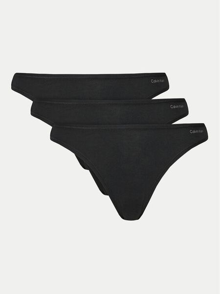 Calvin Klein Underwear Komplet fig 000QD5218E Czarny. Czarne majtki damskie Calvin Klein Underwear, z bawełny. Za 119.99 zł.