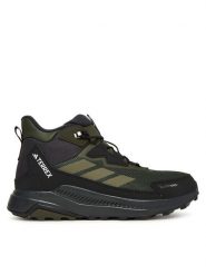 Adidas Trekkingi Terrex Anylander CLIMAWARM+ JQ9952 Khaki. Brązowe botki męskie Adidas, bez wzorów, z materiału, bez obcasa, bez zapięcia. Za 449.99 zł.