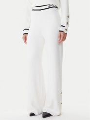 Liu Jo Sport Spodnie dzianinowe TF5252 MS59L Écru Regular Fit. Spodnie materiałowe damskie Liu Jo Sport, bez wzorów, z dzianiny, sportowe. Za 559.99 zł.