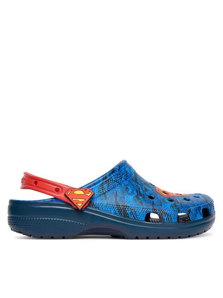 Crocs Klapki Superman Classic Clog 211131 Niebieski. Niebieskie klapki męskie Crocs, bez wzorów, z tworzywa sztucznego, bez zapięcia. Za 217.99 zł.
