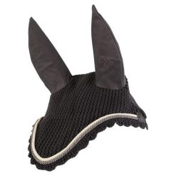 Krótka czapka dla konia BR Equitation Event. Czarne czapki damskie BR, bez wzorów, z materiału, eleganckie. Za 191.50 zł.