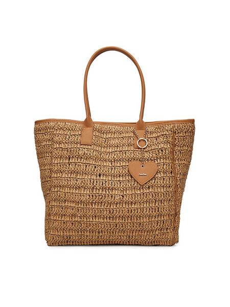 DeeZee Torebka DZE-L-004-07 Brązowy. Brązowe shopperki damskie DeeZee, bez wzorów, z materiału, bez dodatków. Za 149.99 zł.