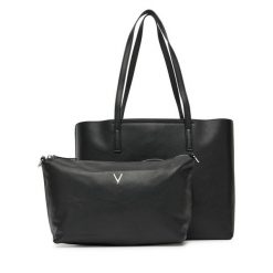 Torebka Valentino. Czarne shopperki damskie Valentino, bez wzorów, bez dodatków. Za 349.99 zł.